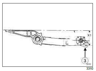 Renault Clio. Rubber bush: Adjustment