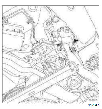 Renault Clio. Rubber bush: Adjustment