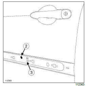 Renault Clio. Door airbag module: Removal - Refitting