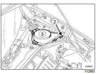 Renault Clio. Scoop under the scuttle panel grille: Removal - Refitting