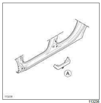 Renault Clio. Sill panel