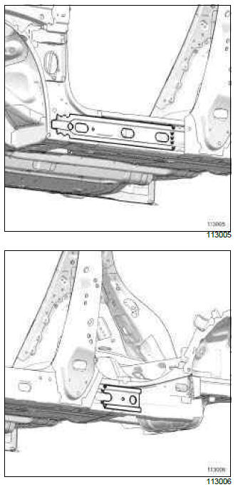 Renault Clio. Sill panel