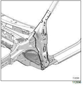 Renault Clio. A-pillar reinforcement