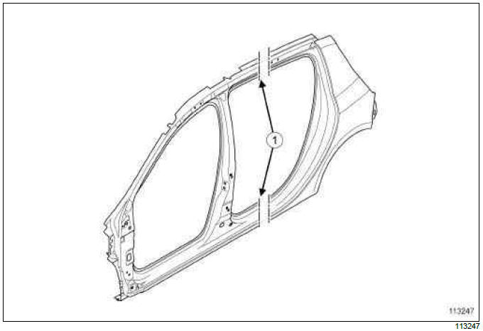 Renault Clio. Body side