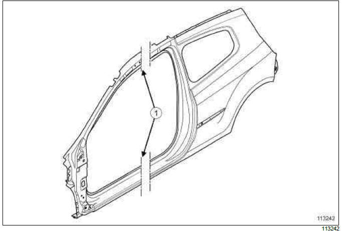 Renault Clio. Body side