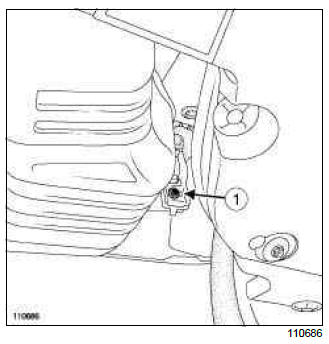 Renault Clio. Silencer: Removal - Refitting