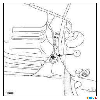 Renault Clio. Silencer: Removal - Refitting