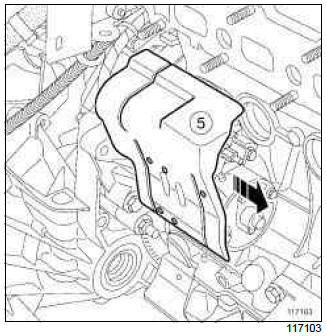 Renault Clio. Starter: Removal - Refitting