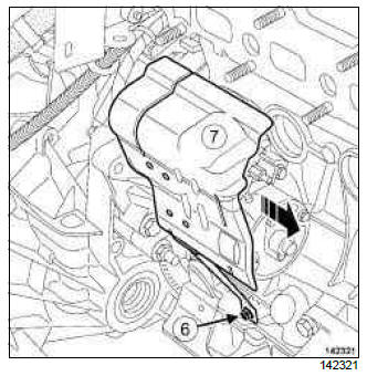 Renault Clio. Starter: Removal - Refitting