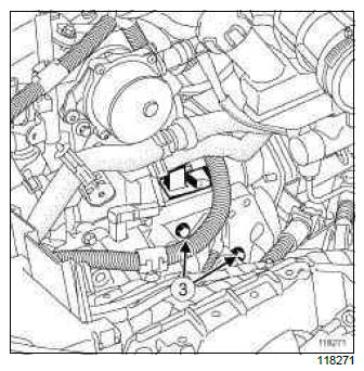 Renault Clio. Starter: Removal - Refitting