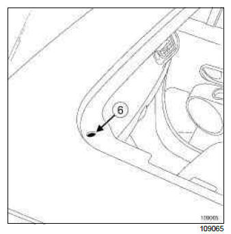 Renault Clio. Sunroof operating mechanism: Removal - Refitting