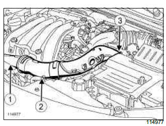 Renault Clio. Throttle valve: Removal - Refitting