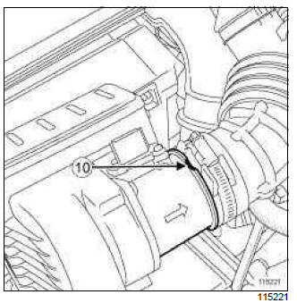 Renault Clio. Throttle valve: Removal - Refitting