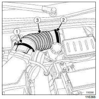 Renault Clio. Throttle valve: Removal - Refitting