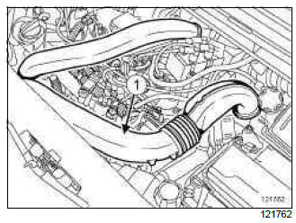 Renault Clio. Throttle valve: Removal - Refitting