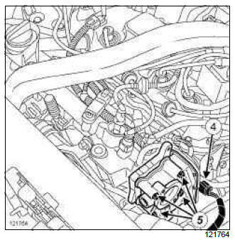 Renault Clio. Throttle valve: Removal - Refitting