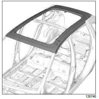 Renault Clio. Roof