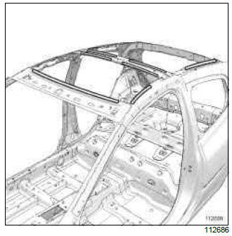 Renault Clio. Roof