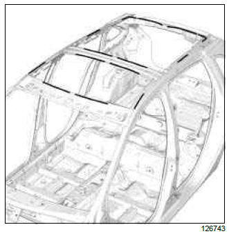 Renault Clio. Roof