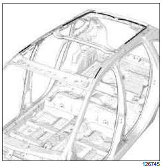 Renault Clio. Roof