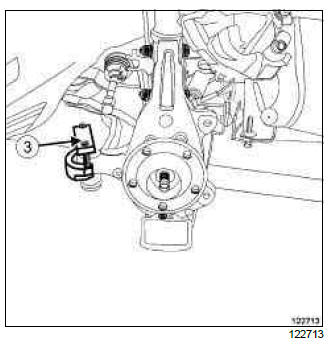 Renault Clio. Track rod: Removal - Refitting