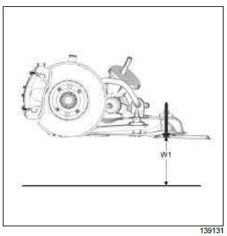 Renault Clio. Underbody heights: Adjustment value