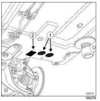 Renault Clio. Vehicle on repair bench: Description