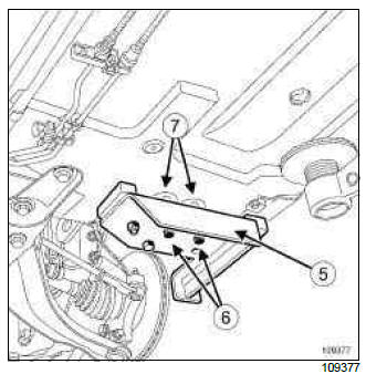 Renault Clio. Vehicle on repair bench: Description