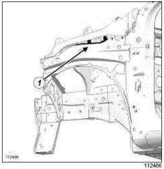 Renault Clio. Hollow section inserts: List and location of components