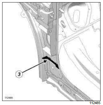 Renault Clio. Hollow section inserts: List and location of components