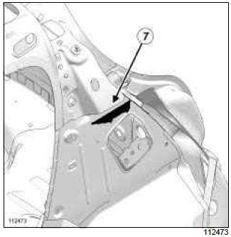 Renault Clio. Hollow section inserts: List and location of components