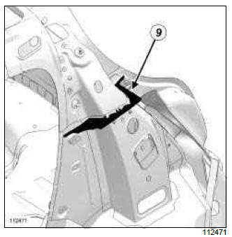 Renault Clio. Hollow section inserts: List and location of components