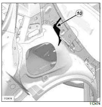 Renault Clio. Hollow section inserts: List and location of components