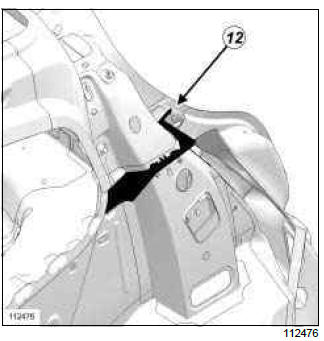 Renault Clio. Hollow section inserts: List and location of components