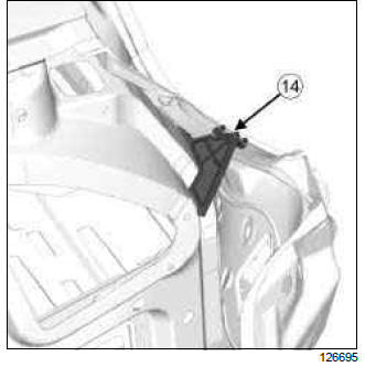 Renault Clio. Hollow section inserts: List and location of components