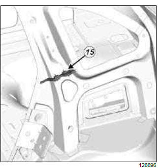 Renault Clio. Hollow section inserts: List and location of components