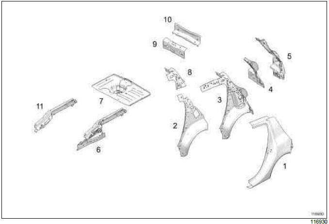 Renault Clio. Vehicle structure