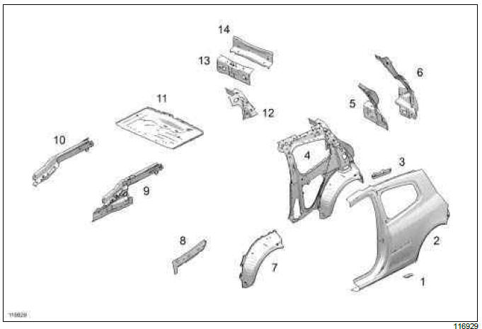 Renault Clio. Vehicle structure