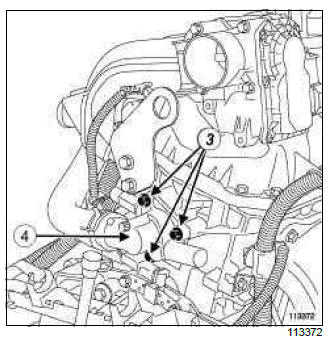 Renault Clio. Water chamber: Removal - Refitting