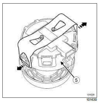 Renault Clio. Wiping and washing: List and location of components