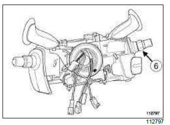 Renault Clio. Wiping and washing: List and location of components